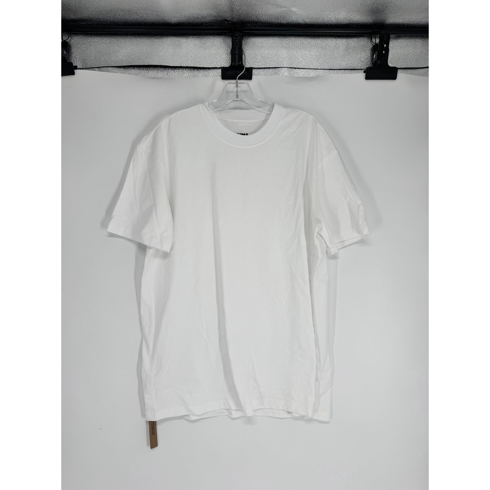 SKIMS Heavyweight Cotton T Shirt Chalk White Mens Small Short sleeve Crewneck